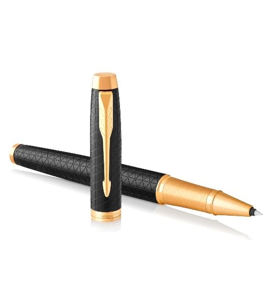 Ручка роллер Parker IM Premium T323 (CW1931660) Black GT, F, черные чернила, подарочная коробка