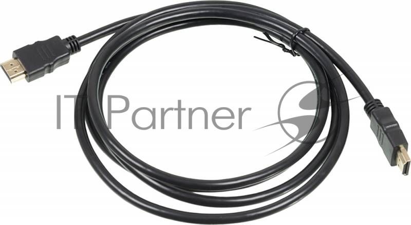 Кабель аудио-видео Behpex HDMI (m)/HDMI (m) 2м. позолоченные контакты черный