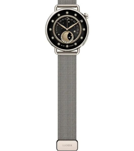 Умные часы Xiaomi Watch S4, 1.32", AMOLED, 4G, Wi-Fi, Bluetooth, NFC, USB, IP68, золотистый