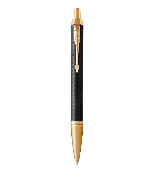 Ручка шариковая Parker IM Premium K323 (CW1931667) Black GT, M, синие чернила, подарочная коробка