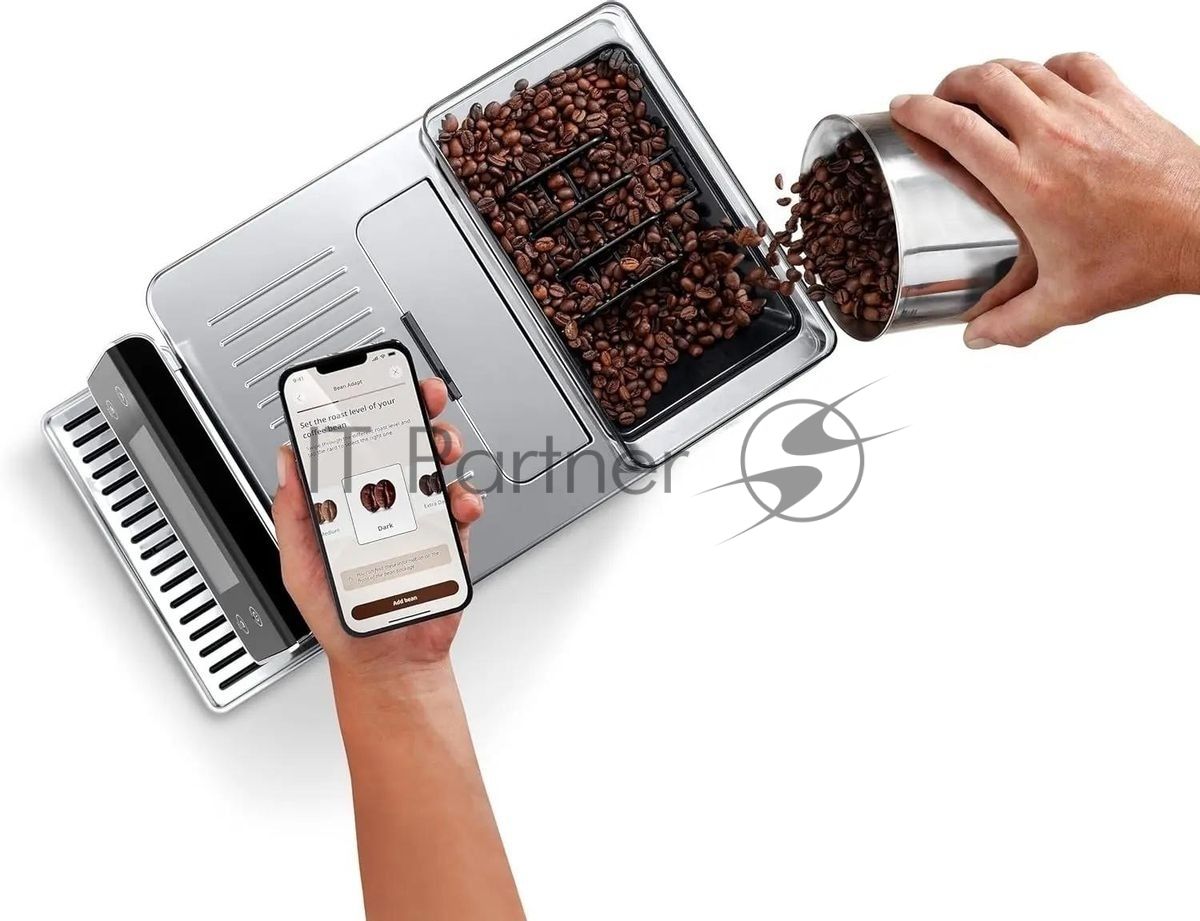 Кофемашина Delonghi ECAM630.75.TM 1450Вт черный/серебристый