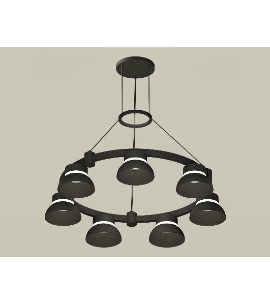 Светильник Ambrella light XR92051401/7 SBK/FR черный песок/белый матовый GX53 (A9205, C9238, N8141)