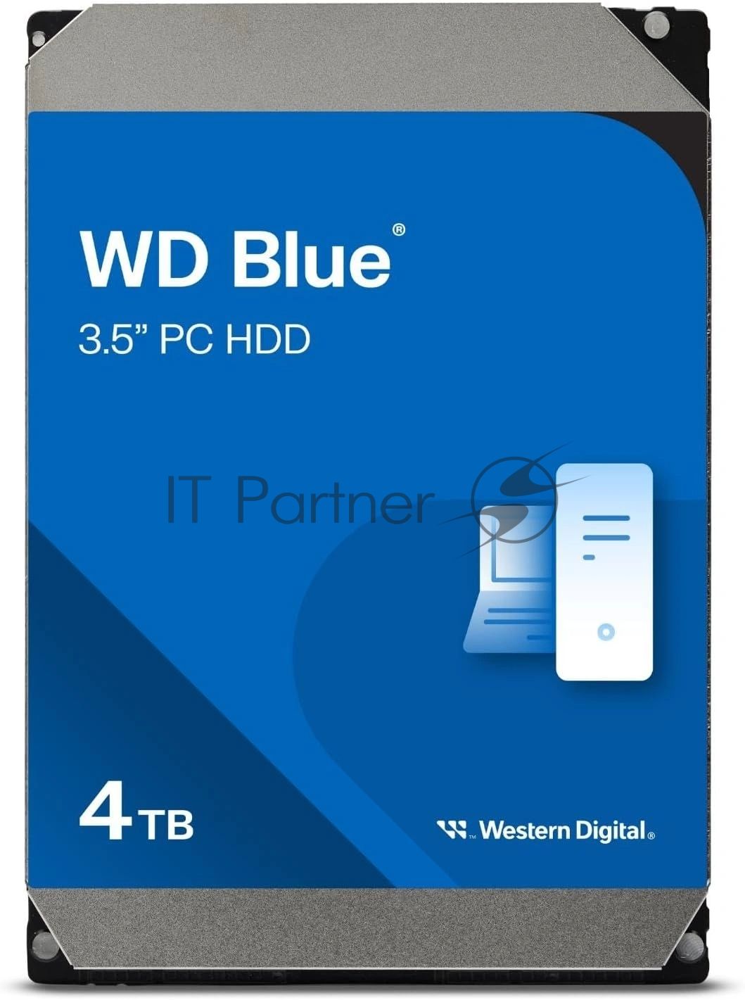 Жесткий диск HDD WD Blue 4Tb 5400rpm SATA 128Mb 3.5"