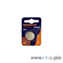 Батарейка Renata CR2032- 1BL (10/300/31500)