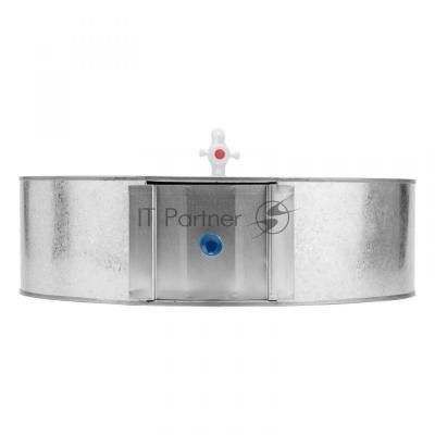 Умывальник Россия оцинкованный,20л с краном и крышкой67551