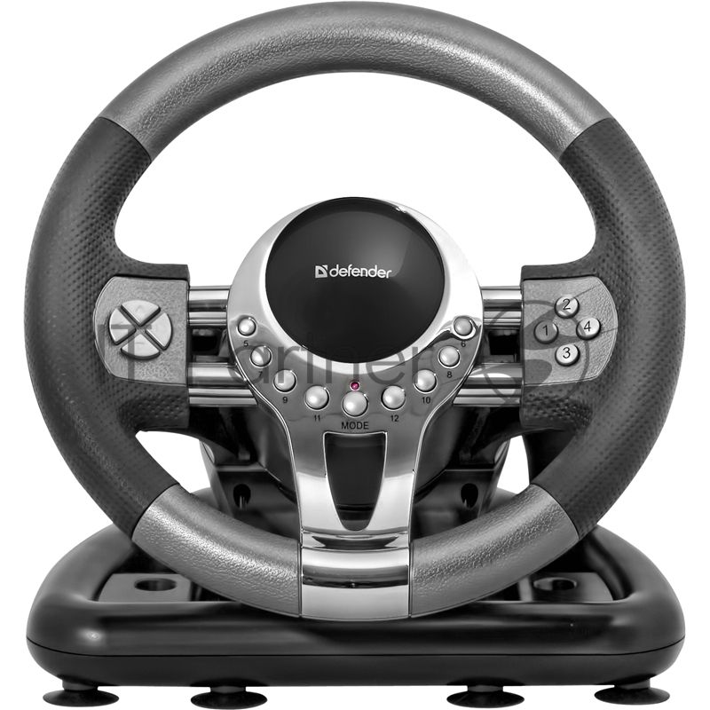 Игровой руль Defender FORSAGE 12 кн+2перекл.+1перекл. 8-ми позиц., USB