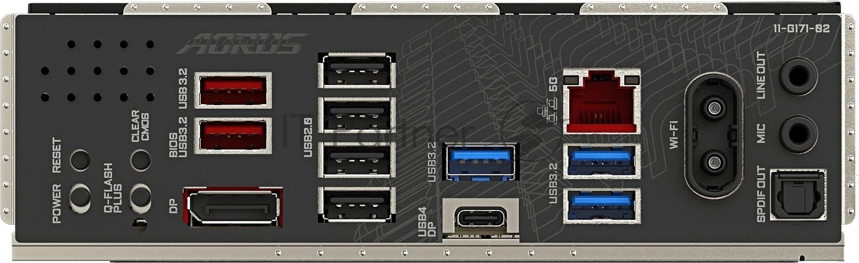 Материнская плата Gigabyte Z890 AORUS ELITE WIFI7 PLUS, LGA1851, Intel Z890, 4xDDR5, 4xSATA, 1xPCIe 5.0 x16, 2xPCIe 4.0 x4, 1xDisplayPort, 1xUSB4 Type-C, 1x 5Gb LAN, 2xUSB 3.2 Gen 2, 3xUSB 3.2 Gen 1, 4xUSB 2.0, 2x3.5 мм, 7.1, ATX