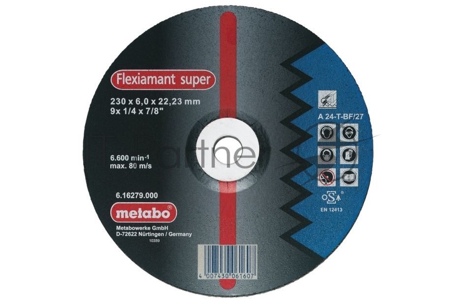 Круг обдирочный METABO 616486000  сталь Flexiamant S 125x6.0мм A24T