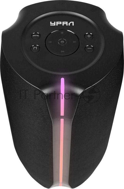 Портативная колонка Ural Болт 45х20 черный 450W 2.0 BT/3.5Jack/USB-C 10м 8000mAh (УРАЛ БОЛТ 45Х20)