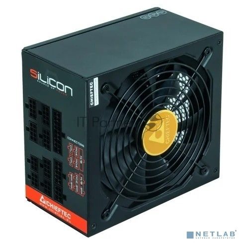Блок питания Chieftec Silicon SLC-650C (ATX 2.3, 650W, 80 PLUS BRONZE, Active PFC, 140mm fan, Full Cable Management) Retail