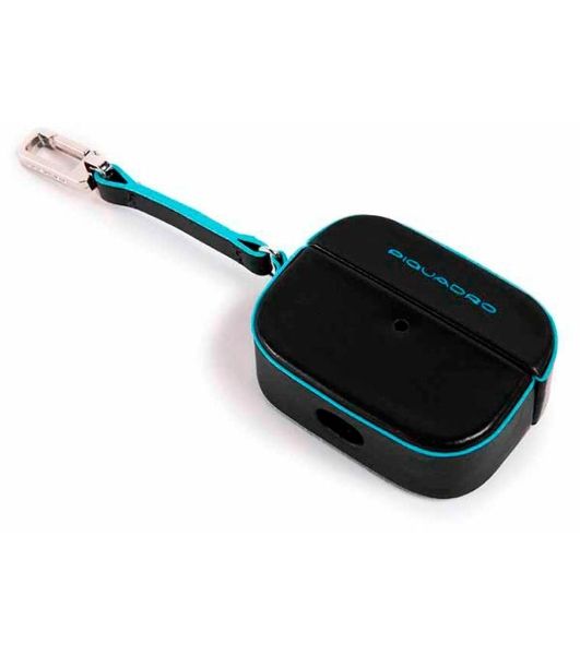 Чехол для наушников Piquadro Blue Square AC5308B2/N черный натур.кожа