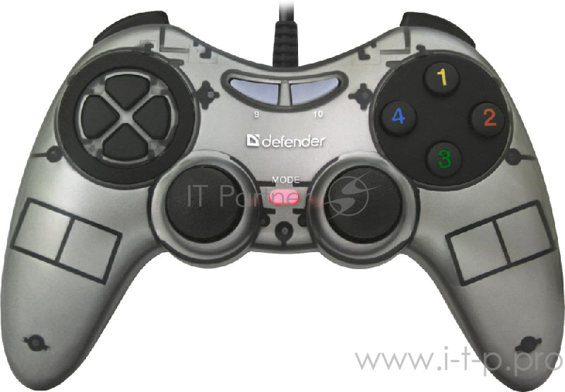 Геймпад Defender Zoom USB Xinput, 10 кнопок, 2 стика