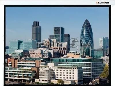 Экран с электроприводом Lumien Master Control 183х220 см (раб. область 109х194 см) (88") Matte White FiberGlass черная кайма сверху 70 см 16:9