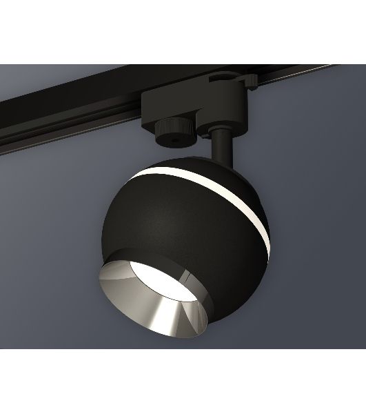 Светильник Ambrella light XT1102003 SBK/PSL черный песок/серебро полированное GU5.3 LED 3W 4200K (A2521, C1102, N7032)