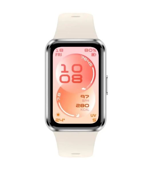 Фитнес-браслет HUAWEI Band 11 BNE-AL00, 1.62" AMOLED, Bluetooth, IP68, белый / серебристый