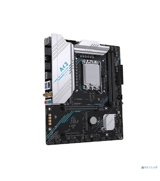 Материнская плата Maxsun MS-B760M GAMING WIFI ACE D4 II (Socket 1700, mATX, 2*DDR4(64b), DP/HDMI, 3*SATA3, 2*M.2, 1xPCI-E x16 /1xPCI-E x1, 2*USB 2.0, 4*USB 3.2 GEN1, LAN 1*1G, Bluetooth, Wi-Fi 802.11ax, RTL)