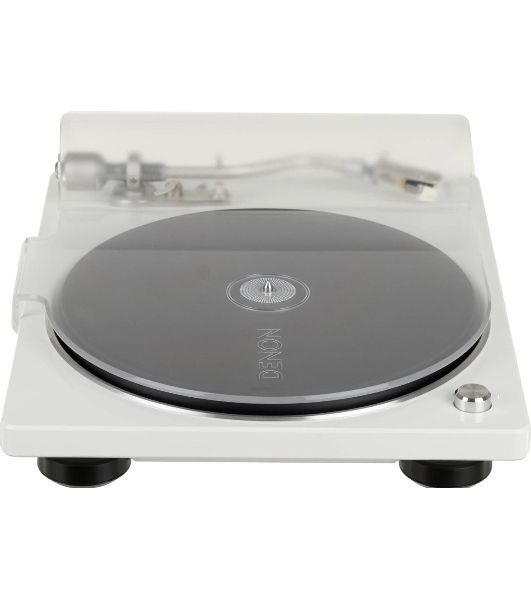 Проигрыватель винила Denon DP-400F, частично автоматический, белый