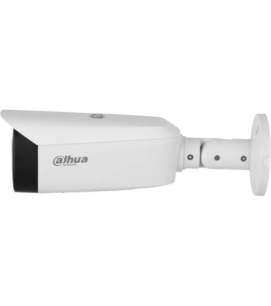 Уличная цилиндрическая IP-видеокамера TiOC DAHUA DH-IPC-HFW3849T1P-ZAS-PV-S5 с ИИ и активным сдерживанием 8Мп, 1/2.8” CMOS, моторизованный объектив 2.7~13,5мм (5x), видеоаналитика, ИК 50м, LED 40м