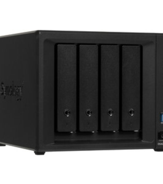 Сетевое хранилище Synology DiskStation DS425+ черный (Intel J4125/2Gb/4(3.5"/2.5"SATA/SSD) + 2 NVMe/RAID/1x1Gb/1x2.5Gb/2хUSB 3.2/no WIFI) (DS425+)