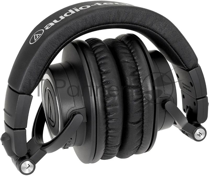Беспроводные/проводные наушники Audio-Technica ATH-M50xBT2 черный, полноразмерные, Bluetooth + проводной, до 50 ч