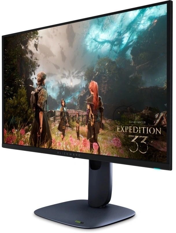 Монитор 26.7" Dell Alienware AW2725Q QD-OLED 3840x2160, 240 Гц, 0.03 мс, 16:9, 250 кд/м², 2xHDMI, DisplayPort, HDR, FreeSync Premium Pro, G-SYNC Compatible, Low Blue Light, черный