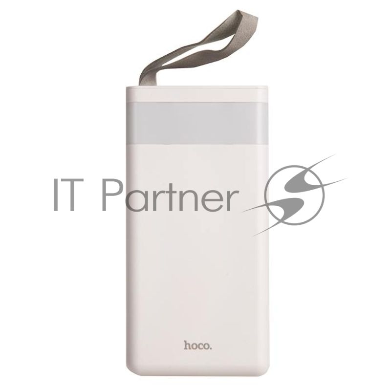 Портативный аккумулятор HOCO J73 Powerful desk lamp power bank, 2.0А (30000mAh), белый