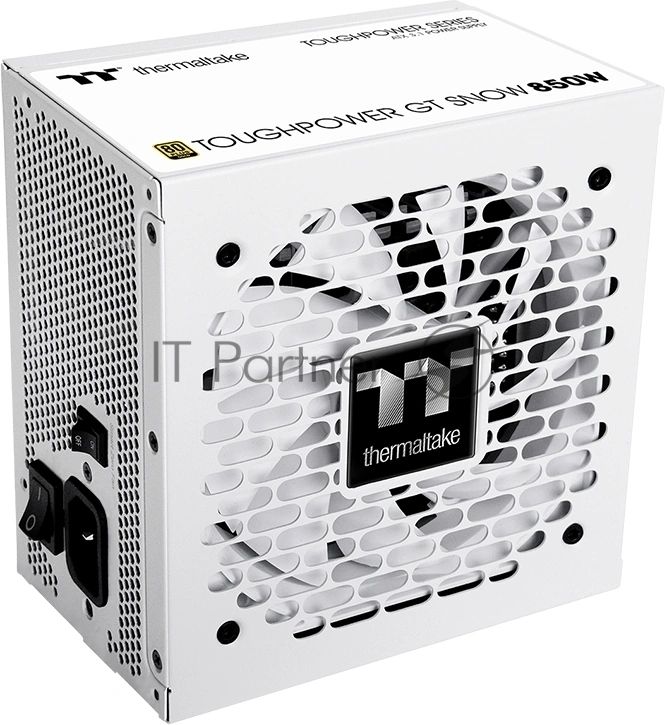 Блок питания Thermaltake Toughpower GT 850W Snow, 850Вт, 80+ Gold, 120мм, модульный, белый