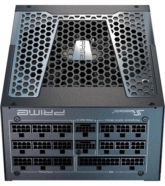Блок питания Seasonic ATX 1600W Prime PX-1600 Gen.5 80 PLUS platinum (20+4pin) APFC 135мм fan 18xSATA Cab Manag RTL