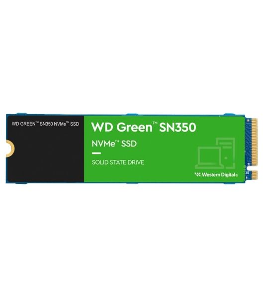 Накопитель SSD WD Green SN350 500GB M2.2280 NVMe PCIe Gen3х4