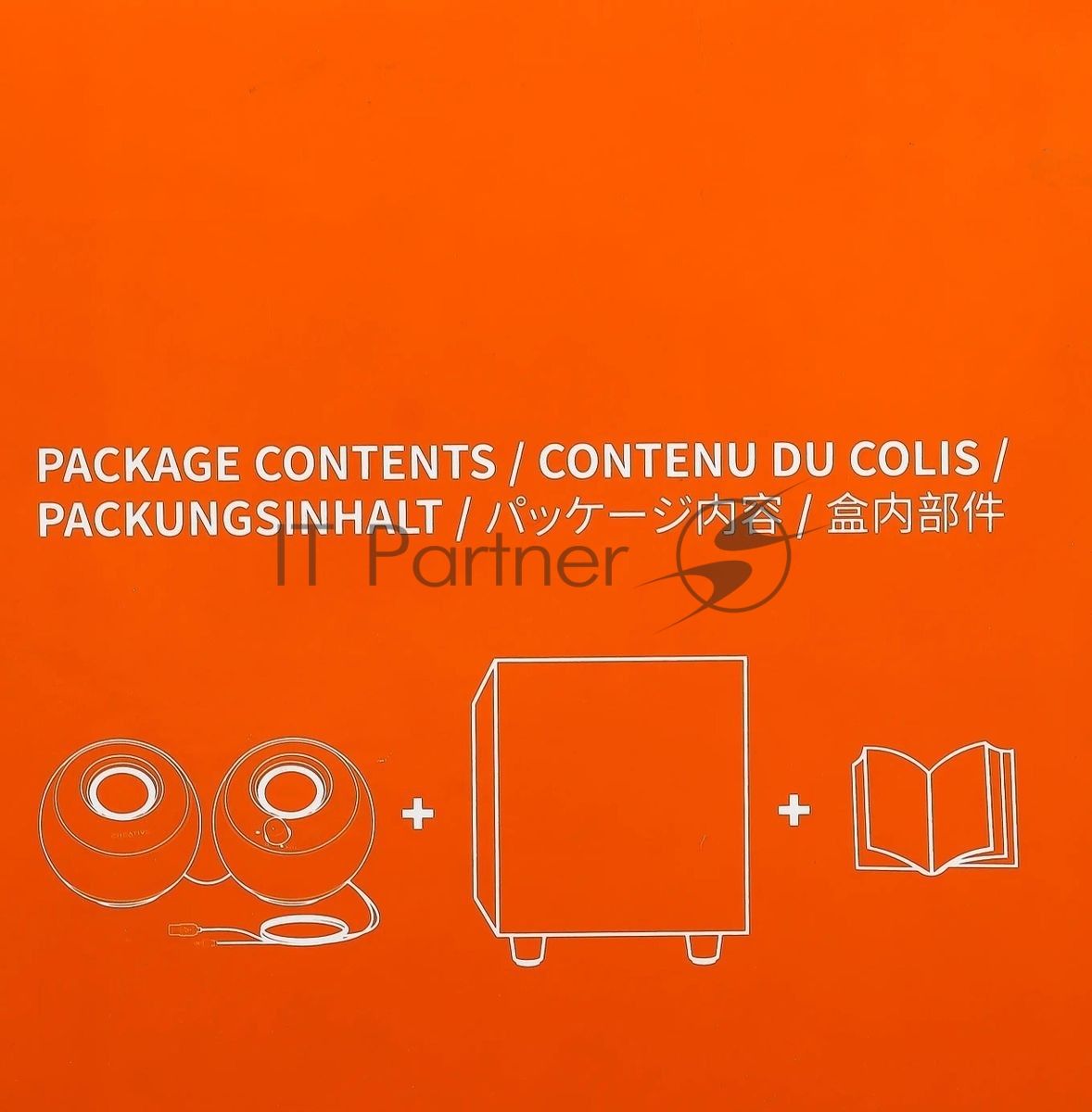 Акустическая система Creative PEBBLE PLUS 2.1 черный 8Вт