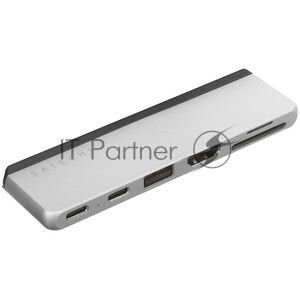 USB-концентратор двойной Satechi ST-HSP9P, USB Type-C, USB Type-C/SDXC/SDHC/SD/micro SD/USB/HDMI, USB