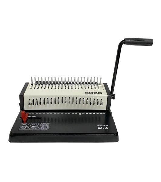 Переплетчик Office Kit B2116 A4/перф.13л.сшив/макс.450л./пластик.пруж. (4.5-45мм)