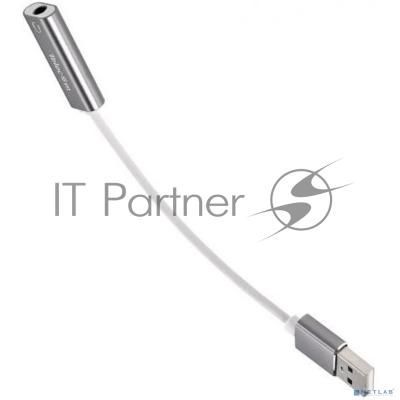 Переходник аудио USB2.0(M)-->3.5мм F (гнездо) Telecom 0.1м