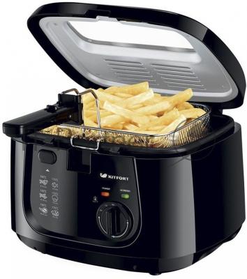 Фритюрница Kitfort КТ-2018 1800Вт черный