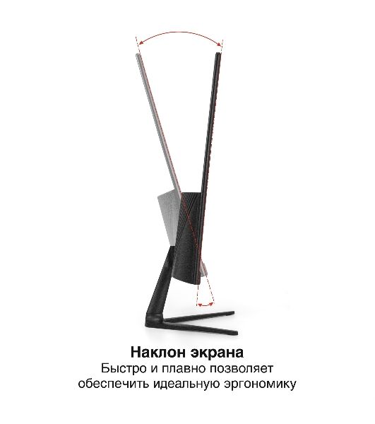 Монитор LCD ExeGate 23.8" EP2400TA черный IPS 1920x1080 100Hz 5ms 16:9 250cd 1000:1 178/178 D-Sub HDMI2.0 DisplayPort AudioOut встроенный БП FreeSync Flicker-free VESA EX300349RUS