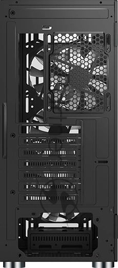 Компьютерный корпус Montech X3 GLASS, без БП, ATX 6x120мм 2xUSB 3.0 1xUSB3.1 audio bott PSU, черный
