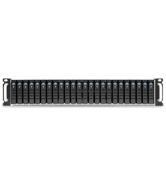 Компьютерный корпус AIC XJ1-20247-02 2U 24x 2.5" hot-swap bays, hot-swap JBOD with dual SAS 24G expander controller, dual BMC, tool-less HDD tray, 800W 1+1 hot-swap redundant 80+ Platinum, tool-less rail kit (4X series)