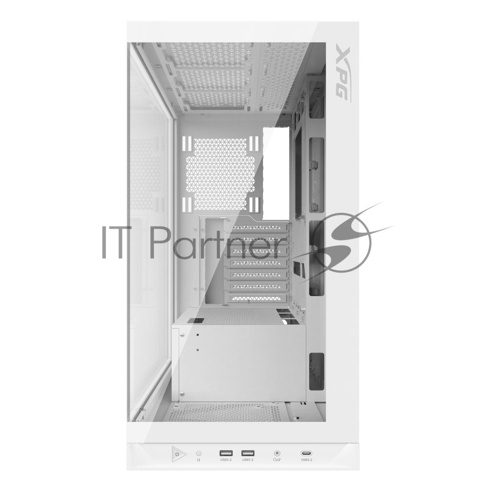 Компьютерный корпус XPG INVADER X белый (INVADERXMTWOF-WHCWW) Mid-Tower, Micro-ATX, Mini-ITX, Standard-ATX, USB 3.2 Gen2 Type-A, USB 3.2 Gen2 Type-C