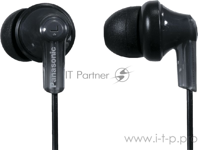 Проводные наушники Panasonic RP-HJE118GUK черный, внутриканальные, Jack 3.5 мм