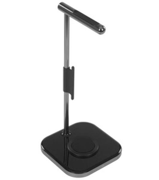 Подставка для наушников 2-в-1 с беспроводным зарядным устройством Satechi 2 in 1 Headphone Stand with Wireless Charger, Серый Космос