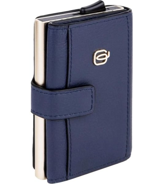 Картхолдер Piquadro Lyra PP5649W92R/BLU4 синий, натуральная кожа