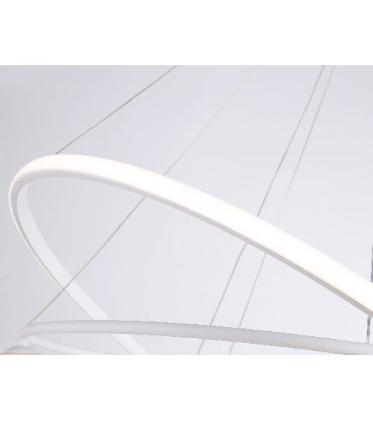 Светильник Ambrella light FL66326/1+4 WH белый 92W 3000K-6400K+G9/4 D800/600*1200 (ПДУ ИК)