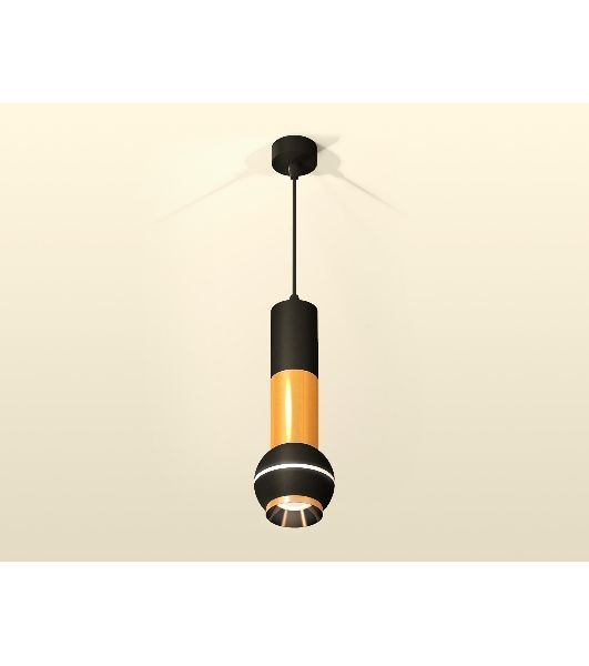 Светильник Ambrella XP1102030 SBK/PYG черный песок/золото желтое полированное MR16 GU5.3 LED 3W 4200K