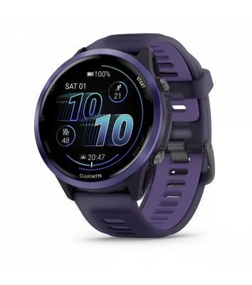 Умные часы Garmin Forerunner 970, 1.4" AMOLED, Wi-Fi, Bluetooth, NFC, 50м, фиолетовый