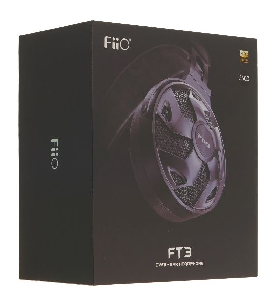 Проводные наушники FiiO FT3 350 Ом черный, полноразмерные, Jack 3.5/4.4/6.35/XLR