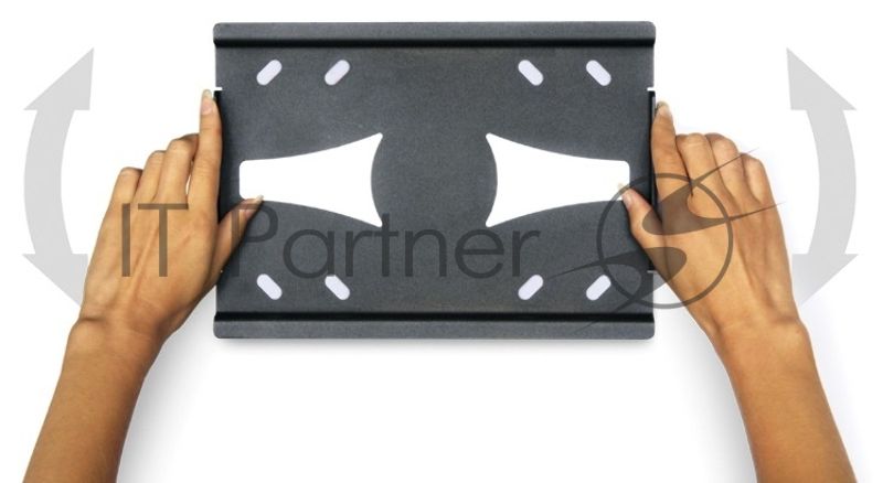 Кронштейн для телевизора Holder LCDS-5010 черный металлик, настенный, наклон