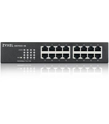Коммутатор Zyxel GS1100-16-EU0103F 16G неуправляемый