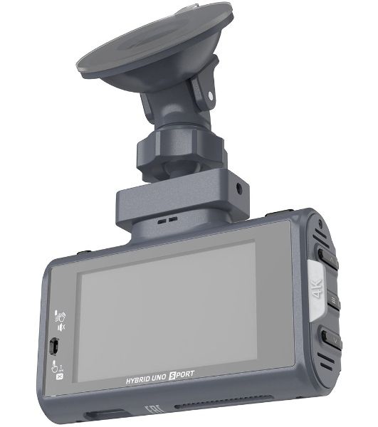 Видеорегистратор Silverstone F1 Hybrid UNO SPORT 4K Wi-Fi, 3840x2160, 3", GPS/ГЛОНАСС, Wi-Fi, G-сенсор, GPS-информатор