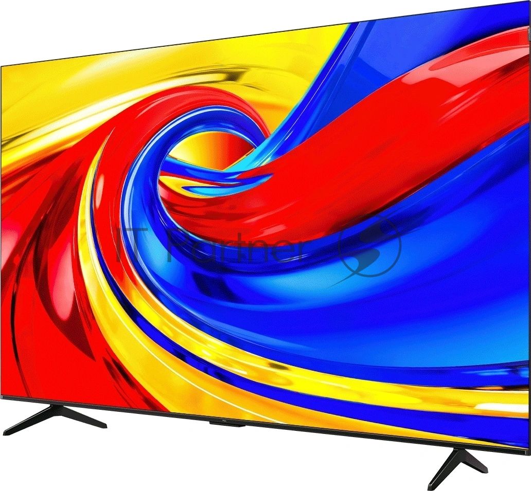 Телевизор TCL 75" 75P7L черный QLED UHD 60Hz Smart TV Google TV 2GB/16GB