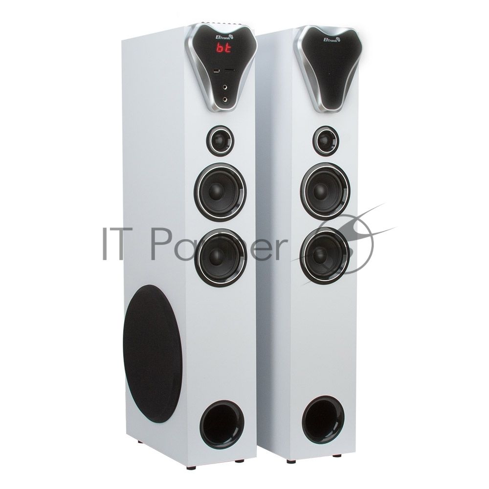 Колонка 10" (20-80 HOME SOUND) динамик 8шт/2х10"; 4х4"; 2х1.5" комплект 2 колонки ELTRONIC (белая)